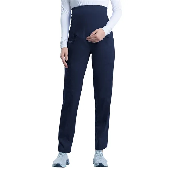 Cherokee - Workwear Revolution - Maternity Straight Leg Pant - Cherokee - Workwear Revolution - Maternity Straight Leg Pant - Image 9 of 15