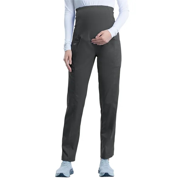 Cherokee - Workwear Revolution - Maternity Straight Leg Pant - Cherokee - Workwear Revolution - Maternity Straight Leg Pant - Image 11 of 15