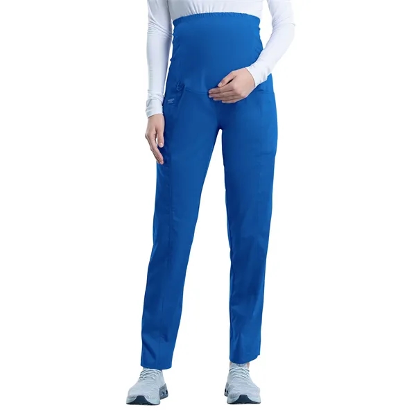 Cherokee - Workwear Revolution - Maternity Straight Leg Pant - Cherokee - Workwear Revolution - Maternity Straight Leg Pant - Image 13 of 15