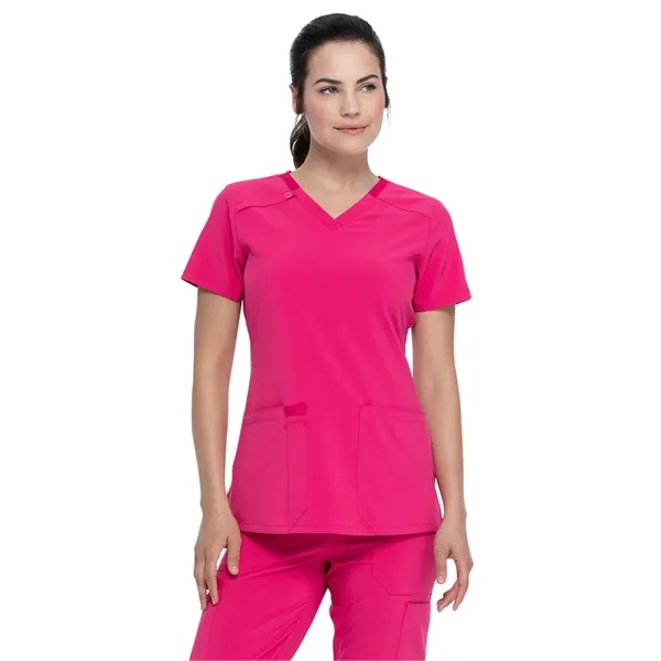 Dickies Medical - EDS Essentials - Women's V-Neck Top - Dickies Medical - EDS Essentials - Women's V-Neck Top - Image 11 of 31