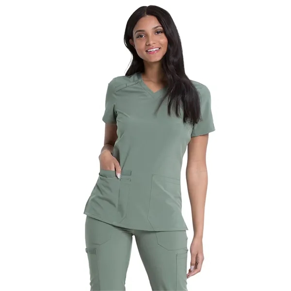 Dickies Medical - EDS Essentials - Women's V-Neck Top - Dickies Medical - EDS Essentials - Women's V-Neck Top - Image 17 of 31
