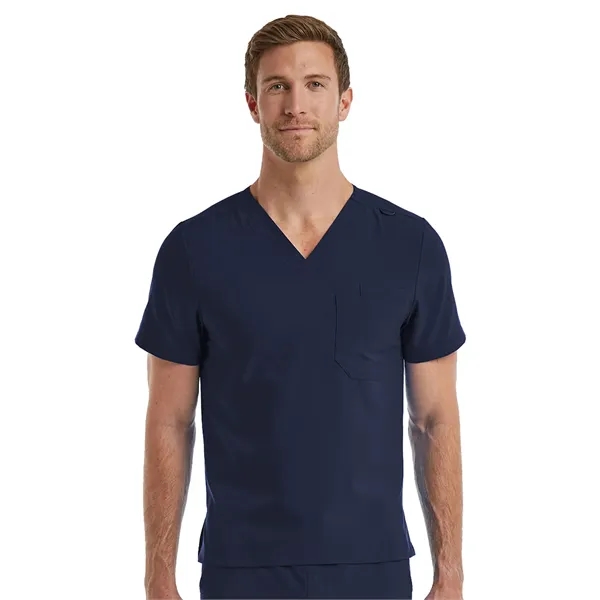 ScrubJoy Fit-4-All - Unisex One-Pocket V-Neck Top - ScrubJoy Fit-4-All - Unisex One-Pocket V-Neck Top - Image 5 of 11