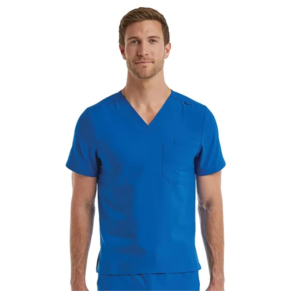 ScrubJoy Fit-4-All - Unisex One-Pocket V-Neck Top - ScrubJoy Fit-4-All - Unisex One-Pocket V-Neck Top - Image 9 of 11