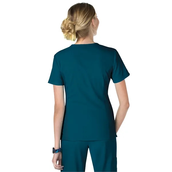 koi - Lite - Women's Three-Pocket Mock-Wrap Philosophy Top - koi - Lite - Women's Three-Pocket Mock-Wrap Philosophy Top - Image 3 of 46