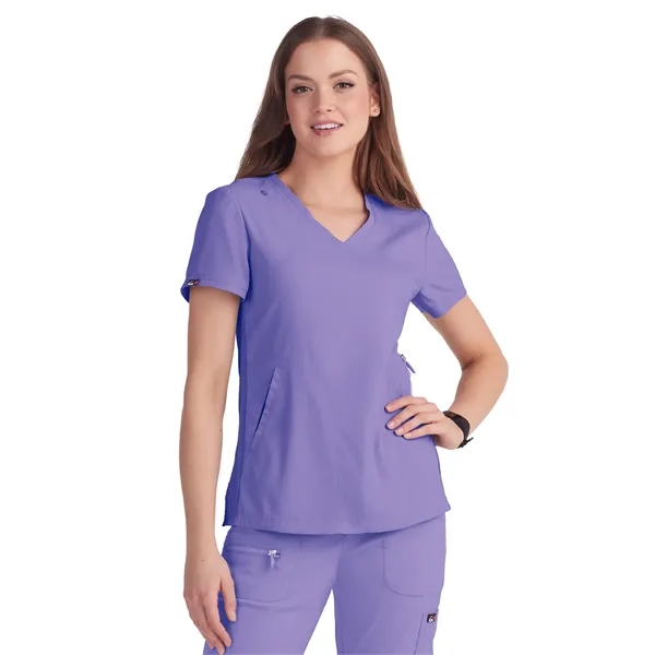 koi - Lite - Women's Three-Pocket Mock-Wrap Philosophy Top - koi - Lite - Women's Three-Pocket Mock-Wrap Philosophy Top - Image 8 of 46