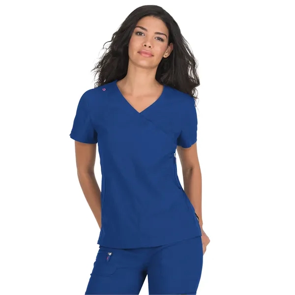 koi - Lite - Women's Three-Pocket Mock-Wrap Philosophy Top - koi - Lite - Women's Three-Pocket Mock-Wrap Philosophy Top - Image 11 of 46