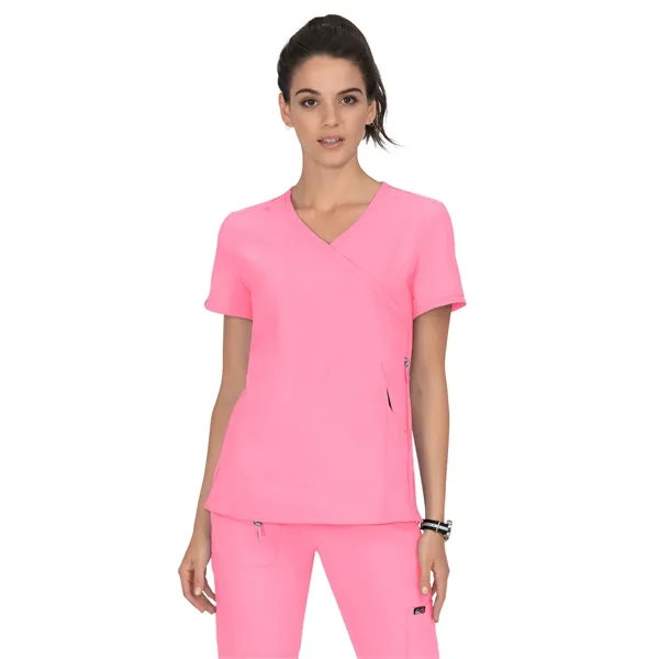 koi - Lite - Women's Three-Pocket Mock-Wrap Philosophy Top - koi - Lite - Women's Three-Pocket Mock-Wrap Philosophy Top - Image 25 of 46