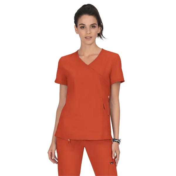 koi - Lite - Women's Three-Pocket Mock-Wrap Philosophy Top - koi - Lite - Women's Three-Pocket Mock-Wrap Philosophy Top - Image 33 of 46
