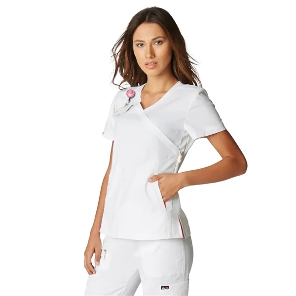 koi - Lite - Women's Three-Pocket Mock-Wrap Philosophy Top - koi - Lite - Women's Three-Pocket Mock-Wrap Philosophy Top - Image 35 of 46