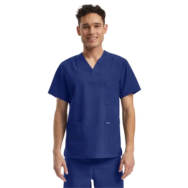Landau - Essentials - Unisex Three-Pocket V-Neck Top - Landau - Essentials - Unisex Three-Pocket V-Neck Top - Image 7 of 13
