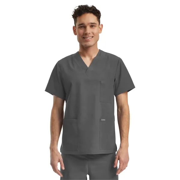 Landau - Essentials - Unisex Three-Pocket V-Neck Top - Landau - Essentials - Unisex Three-Pocket V-Neck Top - Image 9 of 13