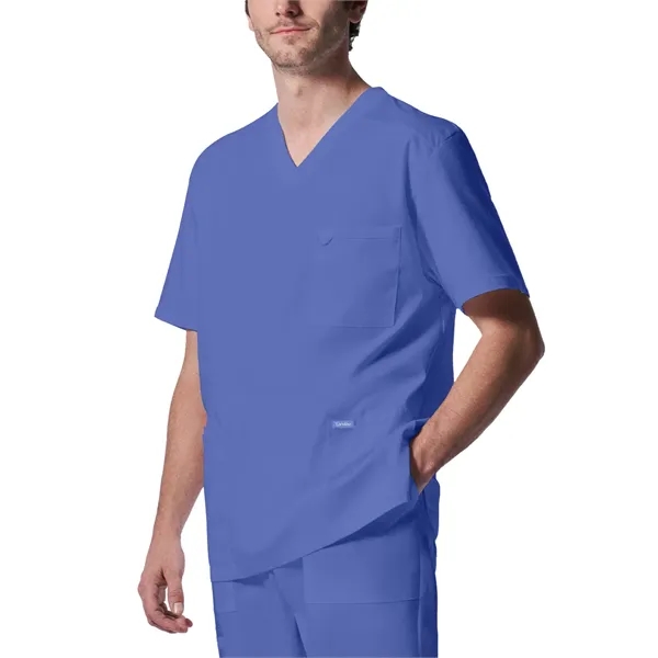 Landau - ProFlex - Men's Four-Pocket Back Yoke V-Neck Top - Landau - ProFlex - Men's Four-Pocket Back Yoke V-Neck Top - Image 5 of 25