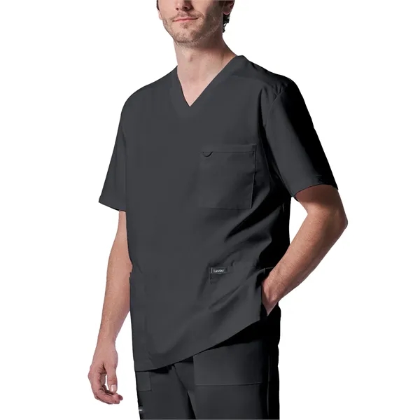 Landau - ProFlex - Men's Four-Pocket Back Yoke V-Neck Top - Landau - ProFlex - Men's Four-Pocket Back Yoke V-Neck Top - Image 9 of 25