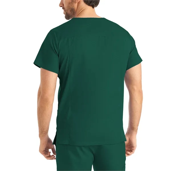 Landau - ProFlex - Men's Four-Pocket Back Yoke V-Neck Top - Landau - ProFlex - Men's Four-Pocket Back Yoke V-Neck Top - Image 10 of 25