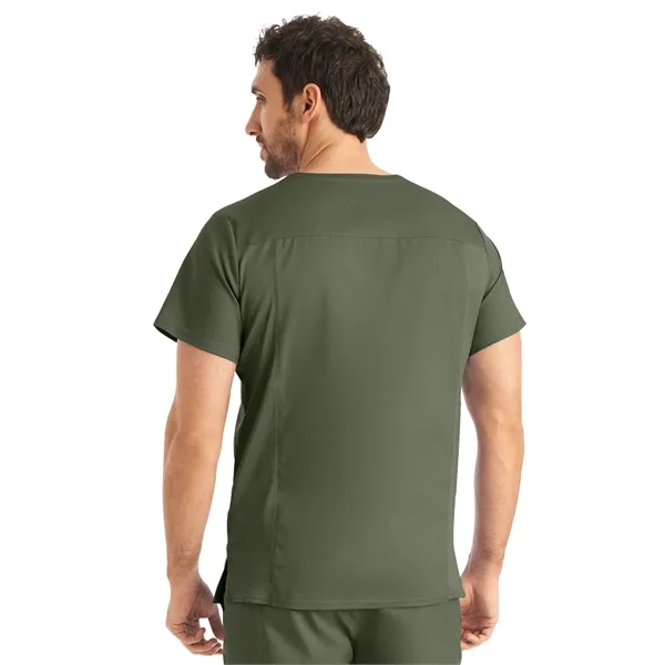 Landau - ProFlex - Men's Four-Pocket Back Yoke V-Neck Top - Landau - ProFlex - Men's Four-Pocket Back Yoke V-Neck Top - Image 12 of 25