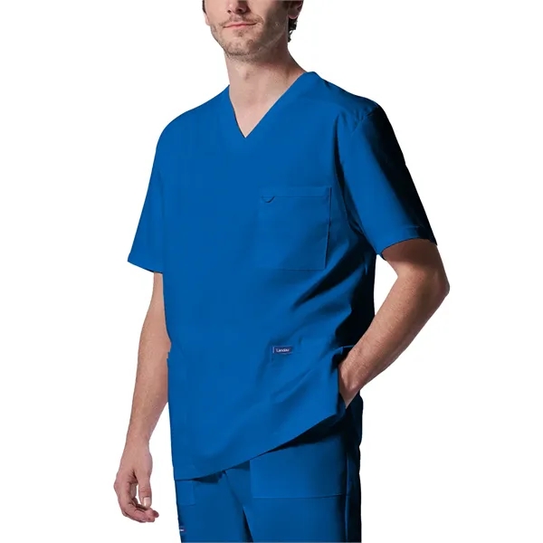 Landau - ProFlex - Men's Four-Pocket Back Yoke V-Neck Top - Landau - ProFlex - Men's Four-Pocket Back Yoke V-Neck Top - Image 15 of 25