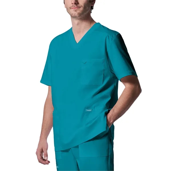Landau - ProFlex - Men's Four-Pocket Back Yoke V-Neck Top - Landau - ProFlex - Men's Four-Pocket Back Yoke V-Neck Top - Image 17 of 25