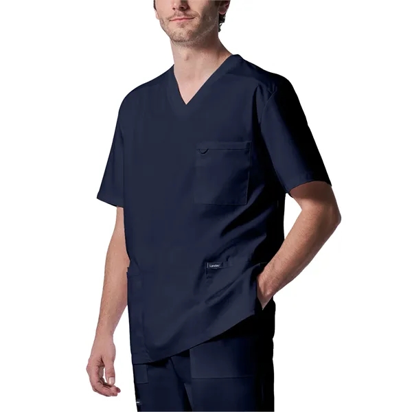 Landau - ProFlex - Men's Four-Pocket Back Yoke V-Neck Top - Landau - ProFlex - Men's Four-Pocket Back Yoke V-Neck Top - Image 19 of 25