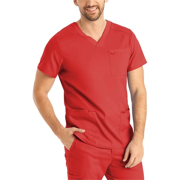 Landau - ProFlex - Men's Four-Pocket Back Yoke V-Neck Top - Landau - ProFlex - Men's Four-Pocket Back Yoke V-Neck Top - Image 21 of 25