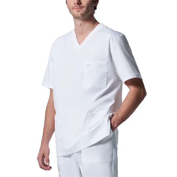 Landau - ProFlex - Men's Four-Pocket Back Yoke V-Neck Top - Landau - ProFlex - Men's Four-Pocket Back Yoke V-Neck Top - Image 23 of 25