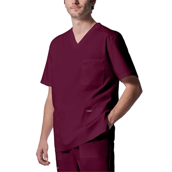 Landau - ProFlex - Men's Four-Pocket Back Yoke V-Neck Top - Landau - ProFlex - Men's Four-Pocket Back Yoke V-Neck Top - Image 25 of 25
