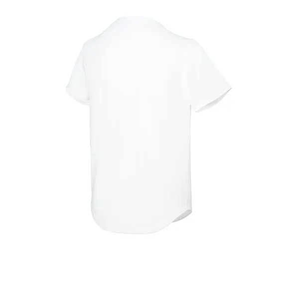 Sport-Tek Youth PosiCharge Tough Mesh Full-Button Jersey - Sport-Tek Youth PosiCharge Tough Mesh Full-Button Jersey - Image 2 of 11