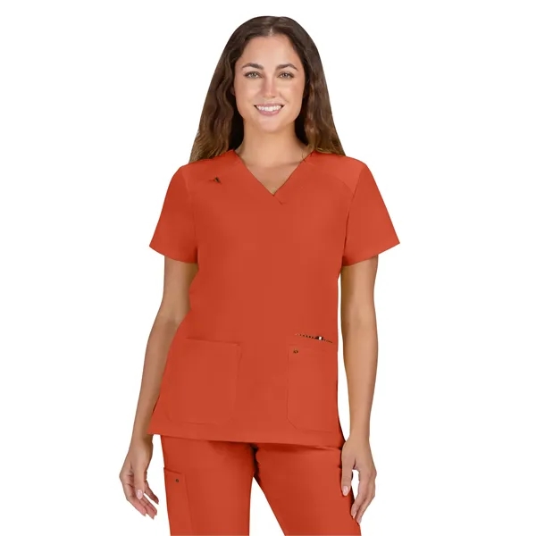 koi - Next Gen - Women's Three-Pocket Wide V-Neck Stretch... - koi - Next Gen - Women's Three-Pocket Wide V-Neck Stretch... - Image 5 of 45
