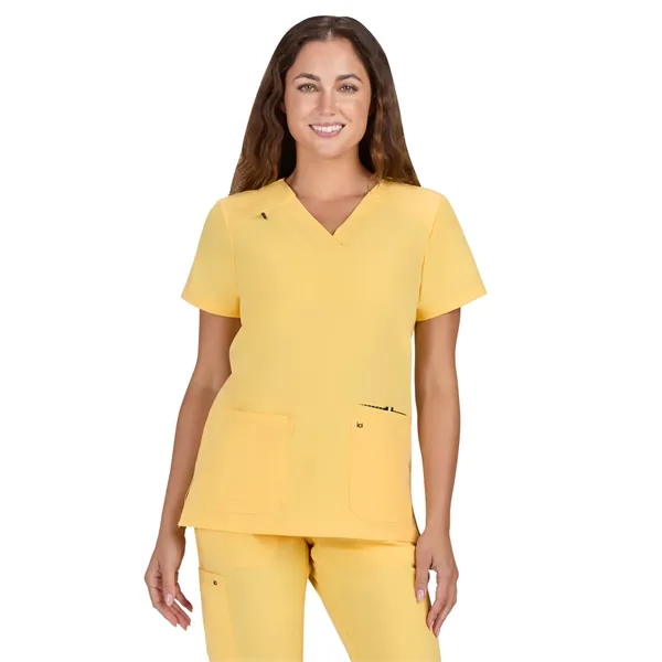 koi - Next Gen - Women's Three-Pocket Wide V-Neck Stretch... - koi - Next Gen - Women's Three-Pocket Wide V-Neck Stretch... - Image 7 of 45