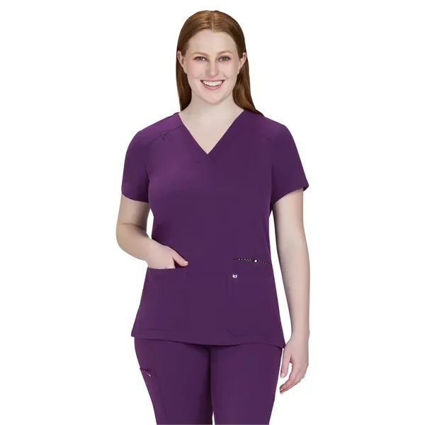koi - Next Gen - Women's Three-Pocket Wide V-Neck Stretch... - koi - Next Gen - Women's Three-Pocket Wide V-Neck Stretch... - Image 13 of 45