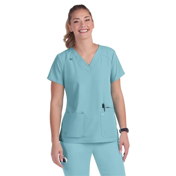 koi - Next Gen - Women's Three-Pocket Wide V-Neck Stretch... - koi - Next Gen - Women's Three-Pocket Wide V-Neck Stretch... - Image 38 of 45