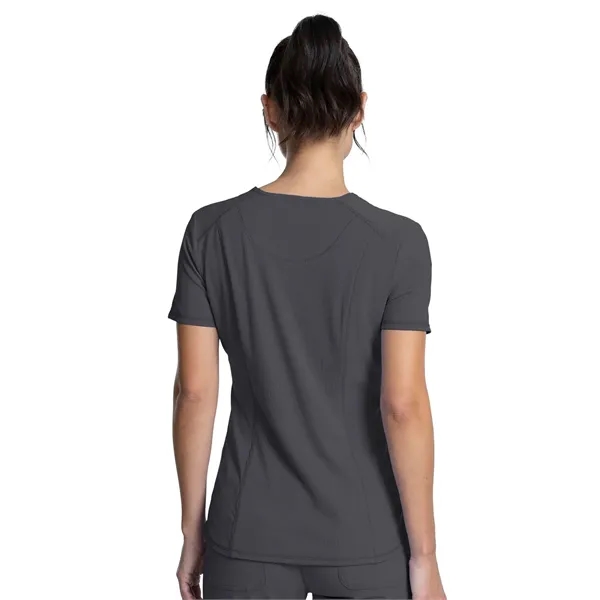 Infinity - Women's Left Chest Pocket Tuckable V-Neck Top - Infinity - Women's Left Chest Pocket Tuckable V-Neck Top - Image 8 of 15