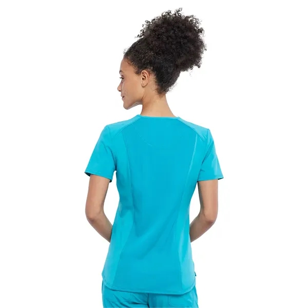 Infinity - Women's Left Chest Pocket Tuckable V-Neck Top - Infinity - Women's Left Chest Pocket Tuckable V-Neck Top - Image 12 of 15