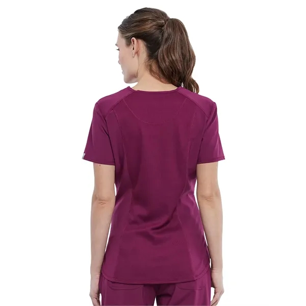 Infinity - Women's Left Chest Pocket Tuckable V-Neck Top - Infinity - Women's Left Chest Pocket Tuckable V-Neck Top - Image 14 of 15