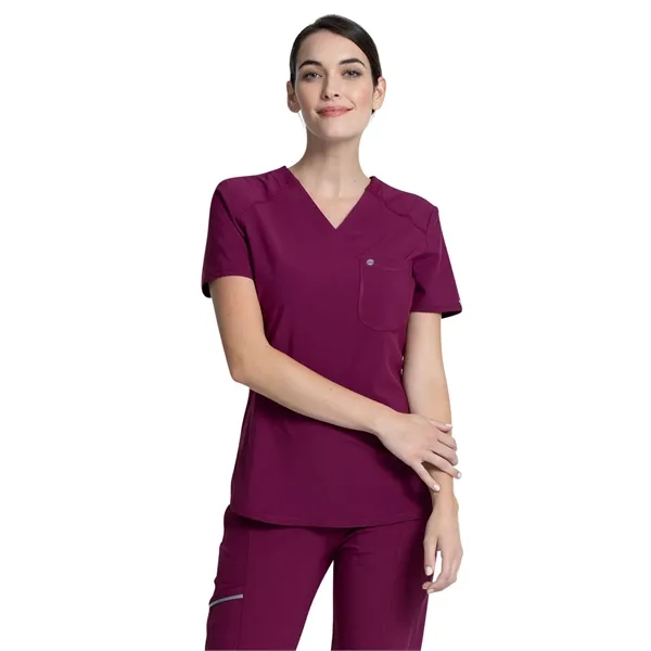 Infinity - Women's Left Chest Pocket Tuckable V-Neck Top - Infinity - Women's Left Chest Pocket Tuckable V-Neck Top - Image 15 of 15
