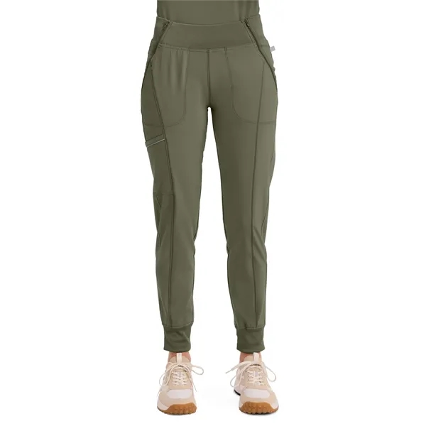 Infinity - Women's Rib-knit Elastic Mid Rise Jogger Pant - Infinity - Women's Rib-knit Elastic Mid Rise Jogger Pant - Image 16 of 29
