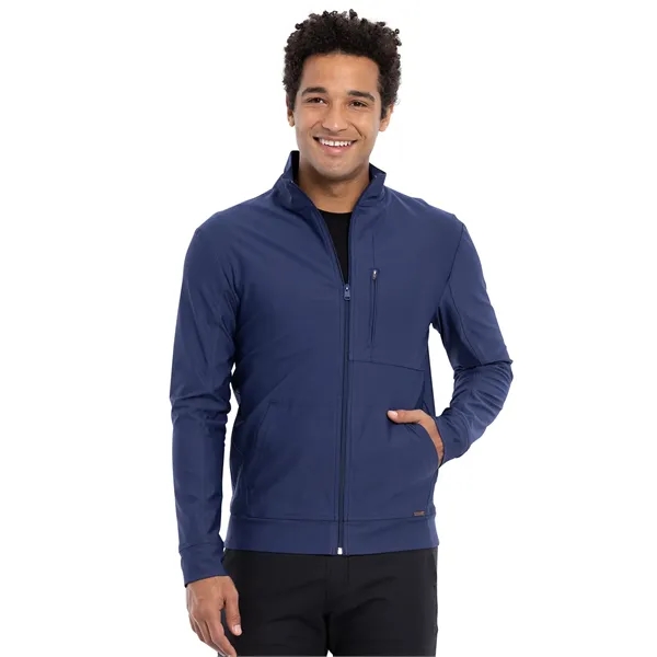 Cherokee - Form - Men's Stand Up Collar Zip Front Jacket - Cherokee - Form - Men's Stand Up Collar Zip Front Jacket - Image 3 of 5
