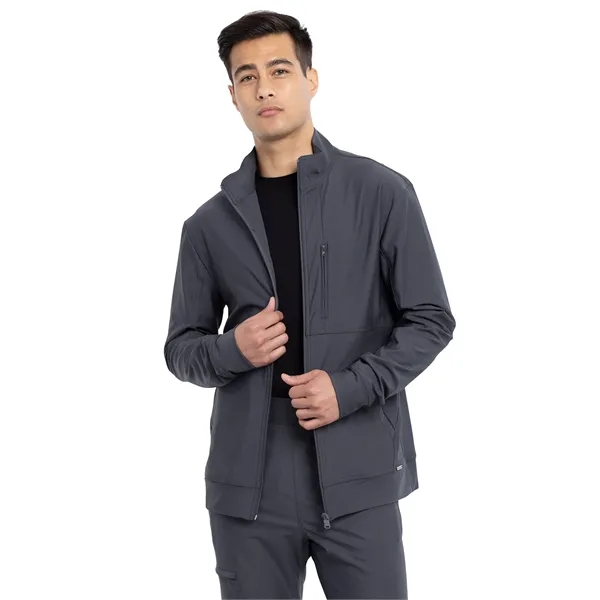 Cherokee - Form - Men's Stand Up Collar Zip Front Jacket - Cherokee - Form - Men's Stand Up Collar Zip Front Jacket - Image 5 of 5