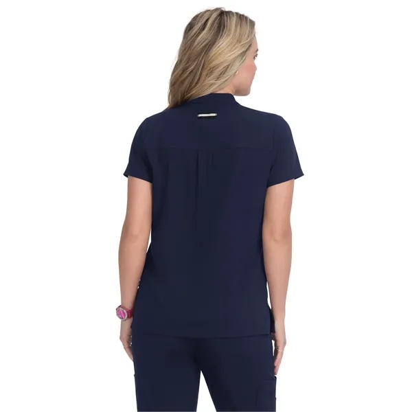 koi - Next Gen - Women's Four-Pocket Zipper-Neck Mandarin... - koi - Next Gen - Women's Four-Pocket Zipper-Neck Mandarin... - Image 4 of 11