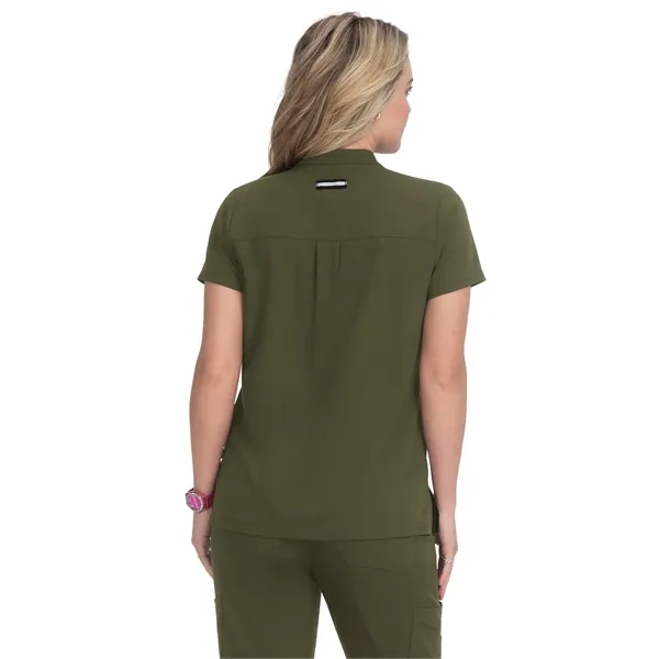 koi - Next Gen - Women's Four-Pocket Zipper-Neck Mandarin... - koi - Next Gen - Women's Four-Pocket Zipper-Neck Mandarin... - Image 6 of 11