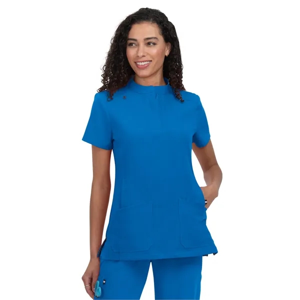koi - Next Gen - Women's Four-Pocket Zipper-Neck Mandarin... - koi - Next Gen - Women's Four-Pocket Zipper-Neck Mandarin... - Image 9 of 11