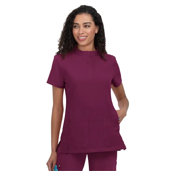 koi - Next Gen - Women's Four-Pocket Zipper-Neck Mandarin... - koi - Next Gen - Women's Four-Pocket Zipper-Neck Mandarin... - Image 11 of 11