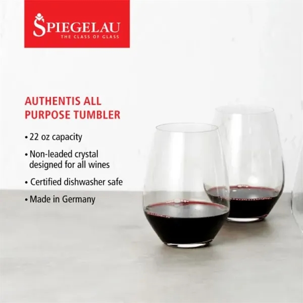 Spiegelau Authentis 22 oz All Purpose Tumber XL - Spiegelau Authentis 22 oz All Purpose Tumber XL - Image 6 of 7