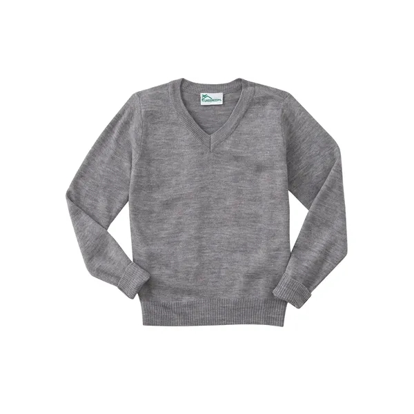 Classroom Uniforms - Youth Unisex Long Sleeve V-neck Sweater - Classroom Uniforms - Youth Unisex Long Sleeve V-neck Sweater - Image 0 of 0