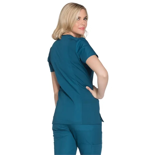 Cherokee - Workwear Originals - Women's Mock Wrap Top - Cherokee - Workwear Originals - Women's Mock Wrap Top - Image 2 of 23