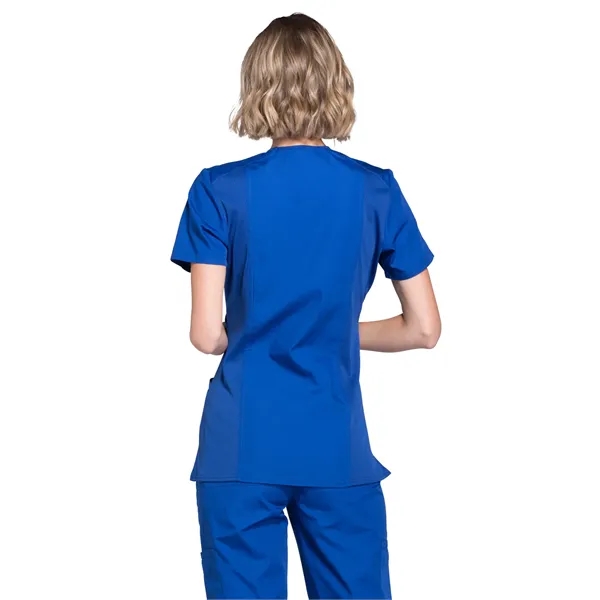 Cherokee - Workwear Originals - Women's Mock Wrap Top - Cherokee - Workwear Originals - Women's Mock Wrap Top - Image 6 of 23