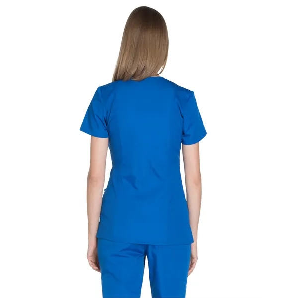 Cherokee - Workwear Originals - Women's Mock Wrap Top - Cherokee - Workwear Originals - Women's Mock Wrap Top - Image 16 of 23