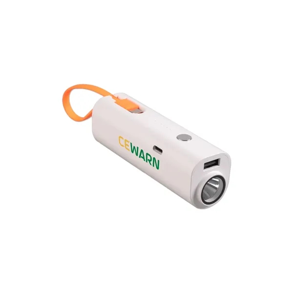 5000 MAh Power Bank With Flashlight - 5000 MAh Power Bank With Flashlight - Image 2 of 5