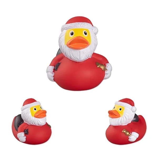 3 1/2" Christmas Santa Duck - 3 1/2" Christmas Santa Duck - Image 1 of 1