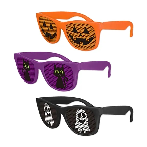 Kids Halloween Art Pinhole Sunglasses - Kids Halloween Art Pinhole Sunglasses - Image 1 of 1
