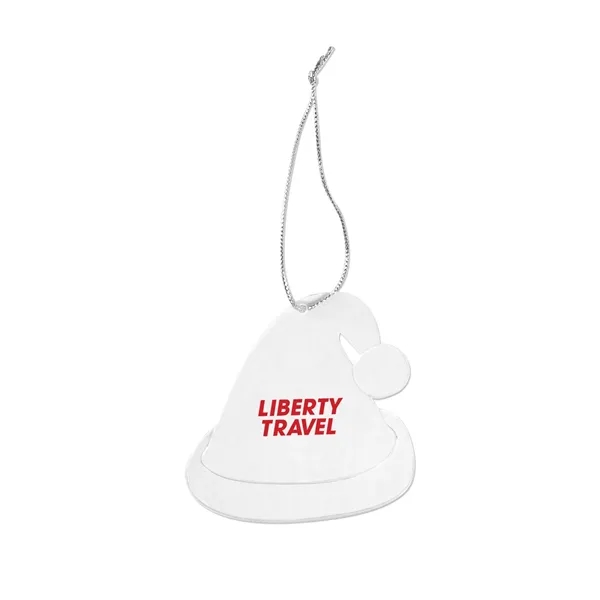 Acrylic Style Santa Hat Ornament - Acrylic Style Santa Hat Ornament - Image 0 of 1